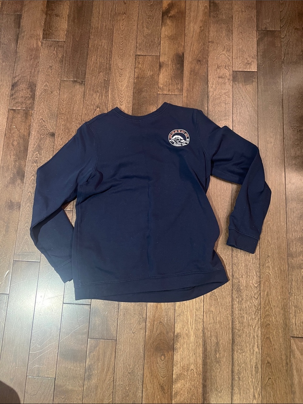 Vintage Surfer RIPZONE Men's Navy Crewneck Sweatshirt says XL buys fits a small